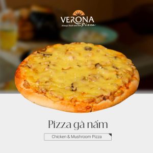 Pizza Gà Nấm