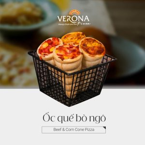 Pizza Ốc Quế Bò Ngô