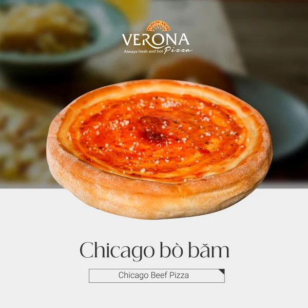 Pizza Chicago bò băm