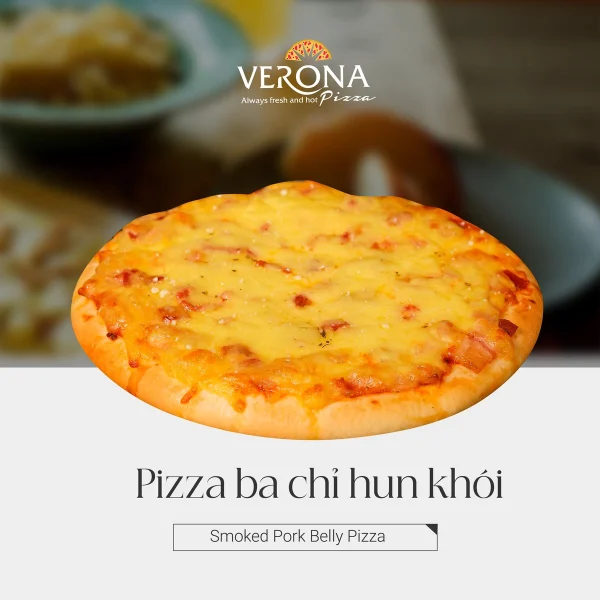 Pizza ba chỉ hun khói