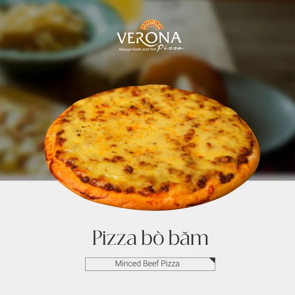 Pizza bò băm