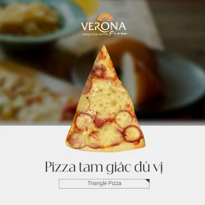 Pizza tam giác đủ vị